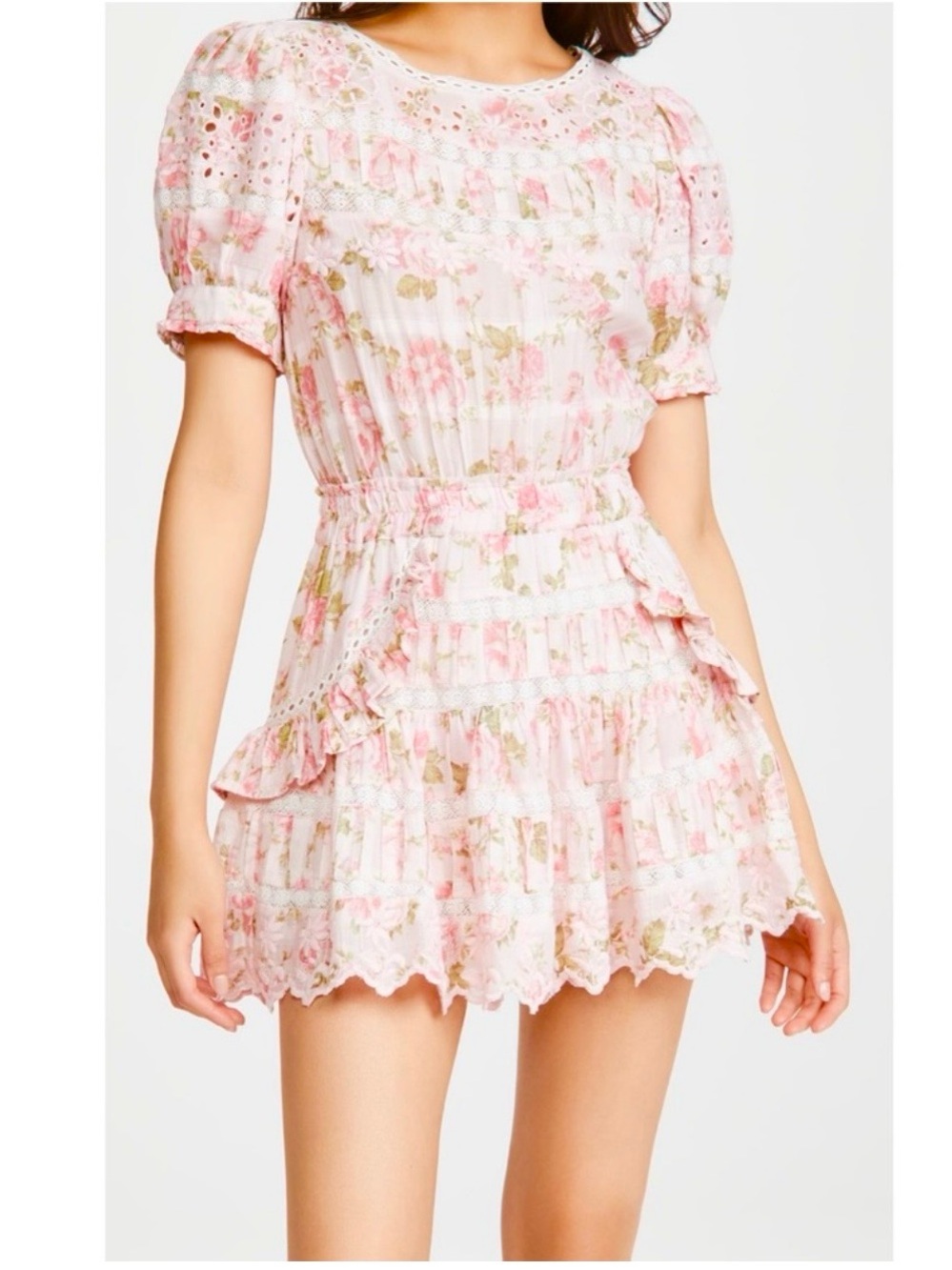 LoveShackFancy's mini Augustine Dress, NWT Size M - Picture 12 of 14